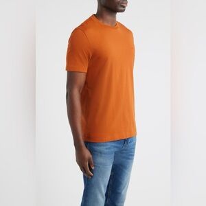HUGO BOSS | Solid Burnt Orange Slim Fit T-Shirt